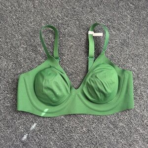 Aerie Smoothez Green Plunge Bra Size 36D Underwire Adjustable Straps